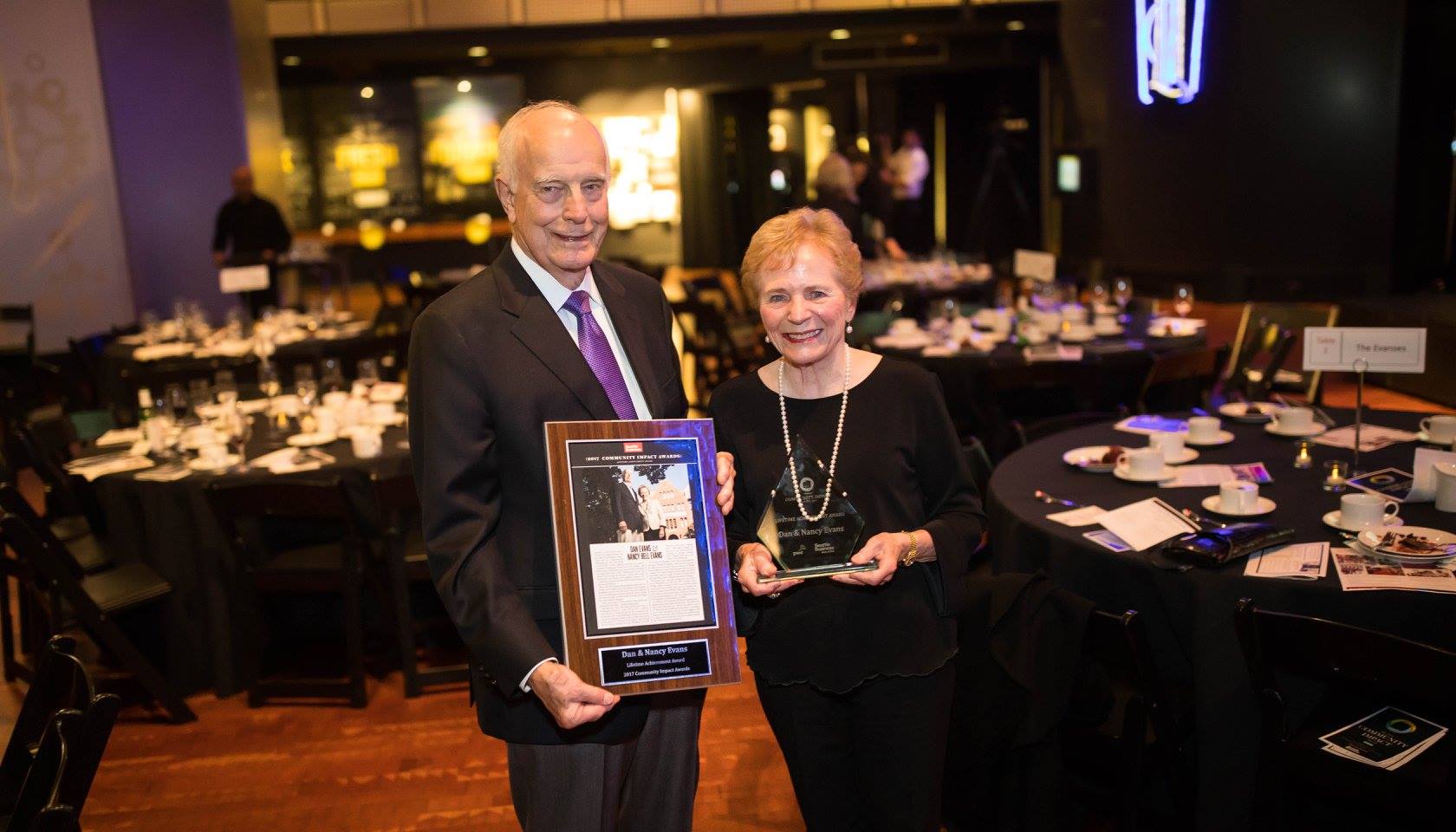 Dan and Nancy Evans Deliver Inspiring Speeches Accepting Lifetime Achievement Award