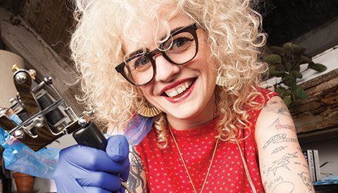 Style: Tattoo Artist Is Drawn to Business