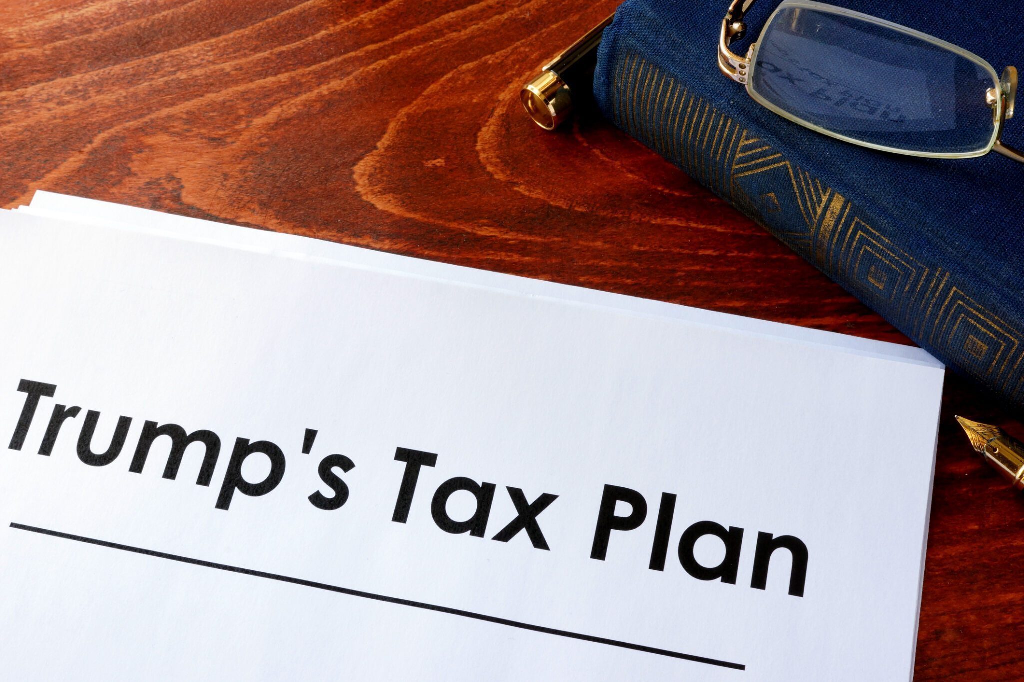 Document with title Trump Tax Plan.